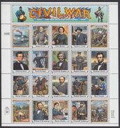 !a! USA Sc# 2975 MNH SHEET(20) (a05) - Civil War - Hojas Completas