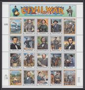 !a! USA Sc# 2975 MNH SHEET(20) (a06) - Civil War - Sheets