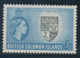 N°94 - 1£ Bleu Et Noir - TB - Islas Salomón (1978-...)