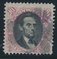 N°38 - 90c Carmin Et Noir - TB - Used Stamps