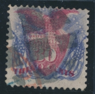 N°37 - 30c Bleu Et Rose - TB - Oblitérés