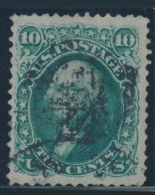 N°22a - 10c Vert - Avec Grille En Relief - TB - Used Stamps