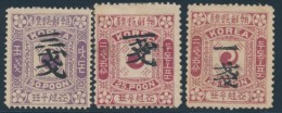 N°30, 30a, 33 - 3 Val - TB - Corée (...-1945)