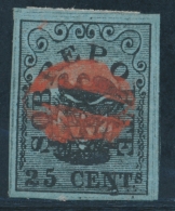 TIMBRES TAXE  N°3 - 25c Bleu - Obl. Rge - Signé Pavoille - TB - Kolumbien