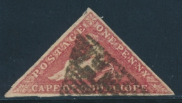 N°7 - 1p Carmin - TB - Cap De Bonne Espérance (1853-1904)