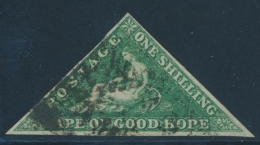 N°6 - 1$ Vert - Signé Pavoille -TB - Cap De Bonne Espérance (1853-1904)