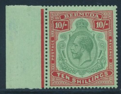 N°51 - 10sh Rouge Et Vert S/vert - BDF - TB - Bermudas