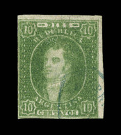 N°9 - 10c Vert - Obl. Ovale (B) - TB - Other & Unclassified