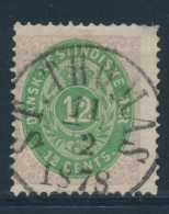 N°11 - 12c Lilas Et Vert - B/TB - Dinamarca (Antillas)