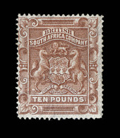 Cie Britannique N°11 - 10£ Brun Rouge - Signé Balasse - TB - Autres & Non Classés