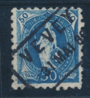 N°70B (N°84) - 50c Bleu - B/TB - Oblitérés