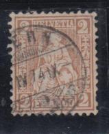 N°37a (N°42A) - Brun Rouge Clair - B/TB - Used Stamps