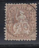 N°35 (N°40) - 60c Bronze - TB - Used Stamps