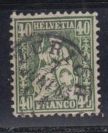 N°34 (N°39) - 40c Vert Foncé - Belle Oblit. ZÜRICH - TB - Used Stamps