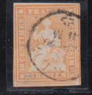 N°25G (N°29) - 20 Rp Orange - TB - Usati