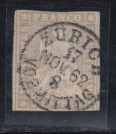N°21G (N°25) - Belle Oblit. ZÜRICH - 17/11/62 - B/TB - Used Stamps
