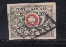 N°10 (N°6) - 5c Noir Et Rouge - Certif. - TB - 1843-1852 Poste Federali E Cantonali