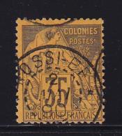 N°56 - 35c - Obl Nossibé - 2/5/1890 - 1 Dent Courte - Alphee Dubois