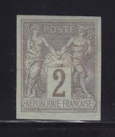 N°38 - Essai 2c Gris S/bleuté - Signé Roumet - TB - Sage