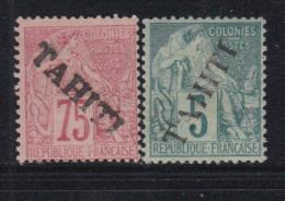 N°10, 17 - 5c Vert Et 75c Rose - TB - Other & Unclassified