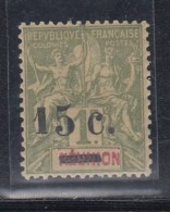 N°55 - 15c S/1F - Surch Décalée - TB - Altri & Non Classificati