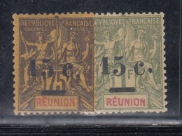 N°54d, 55b - Petits "1" - TB - Other & Unclassified