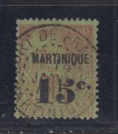 N°16 - 15c S/20c Brique S/vert - TB - Other & Unclassified