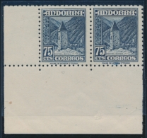 N°47 - Paire - CDF - 75c Bleu Foncé - TB - Unused Stamps