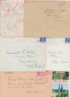 Lot De 23 Plis - Pér. 1943/95 - Obl. Giromagny, Joncherey, La Chapelle S/Rougemont - Maj. TB - Cartas & Documentos