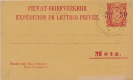 Carte/paquet N°3 - 30 30 Sur 2pf Rouge - Obl. Non Circul. - TB - Covers & Documents