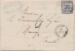 N°6 - Obl SCHLETTSTADT  - 18/05/71 - Taxe 2 - Pr Nancy - TB - Lettres & Documents