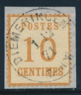 N°5 - 10c - Obl. Spal 49 - Diemeringen - 1/12/1871 - TB - Autres & Non Classés