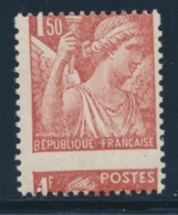 N°652 - 1F50 Rouge Brun - Piquage à Cheval  -TB - Neufs