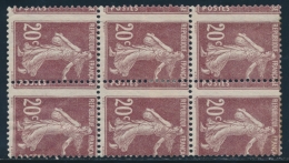 N°139 - Bloc De 6 - Piquage à Cheval - TB - Unused Stamps