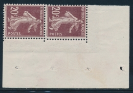 N°139f - Paire -CDF - Impression Recto-verso Partielle - TB - Nuevos