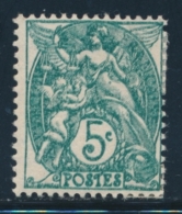 N°111c - 5c Vert - Dble Impression - Signé Roumet - TB - Unused Stamps