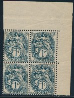 N°107 - Bloc De 4 - CDF - Variété "1" Large (3° T.) - Unused Stamps