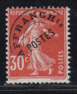 N°58 - 30c Rouge - TB - 1893-1947
