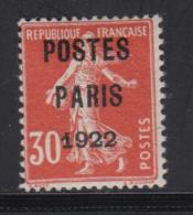 N°32 - 30c Rouge - Certif. - TB - 1893-1947