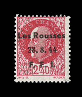 Les Rousses - 2F40 Rouge - Essai - Nsigné MAYER /Scheller - TB - Libération