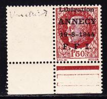 Annecy - N°1 - 1F50 Brun Rouge - CDF - TB - Liberación