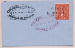 N°1 - Valenciennes - Obl. Chambre De Commerce - 21/OCT/1914 - TB - War Stamps