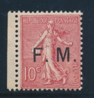 N°4 - 10c Rose - Petit BDF - TB - Timbres De Franchise Militaire