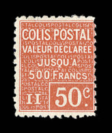 N°56 - 50c Rouge - TB - Neufs