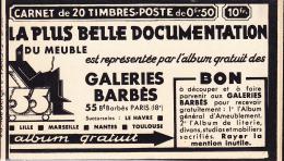 N°283 C28 - Bernard, Fauroy, Art Vivant X2 - S322 - Couv. Galeries Barbes, Ecole - Coin N° Et Daté - TB - Andere & Zonder Classificatie