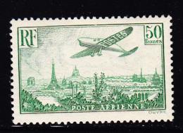 N°14a - Vert - Assez Bon Centrage - Signé - TB - 1927-1959 Neufs
