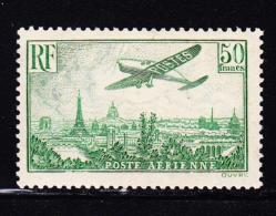N°14 - 50F Vert Jaune - TB - 1927-1959 Mint/hinged
