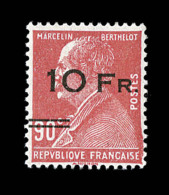 N°3 - 10F S/90c Rouge - Signé Roumet - TB - 1927-1959 Neufs