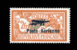N°1a - 2F Orange - Coin De L'écusson Cassé - Signé Roumet - TB - 1927-1959 Neufs