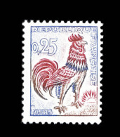 N°1331d - Coq Fluo - Signé JF Brun - TB - Unused Stamps